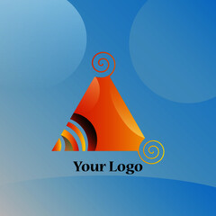business logo design, triangle logo