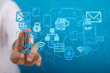 computer digital binary online in 3d