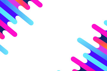 Minimal abstract colorful geometric background design, vector illustration flat design. Liquid paint colorful abstract for banner, card, poster, flyer.