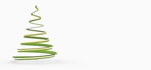 winter merry christmas card modern 3d minimal