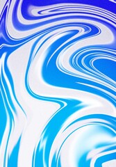 White & blue abstraction 