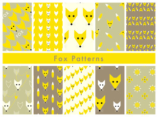 Fox Patterns Set ／パターンセット《きつね》