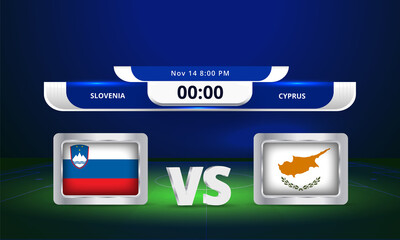 Fifa world cup Qualifier Slovenia vs Cyprus 2022 Football Match