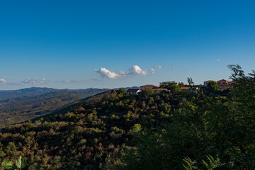 Fototapeta premium landscape with mountains and sky