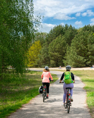 Ausflug mit dem Fahrrad im Umland von Berlin