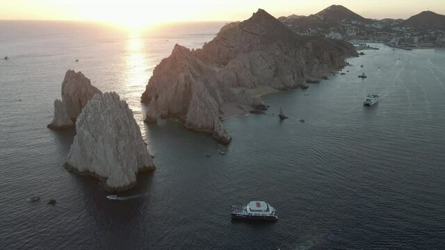 Cabo San Lucas cinematic sunset view