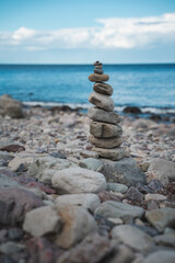 stone balanced on each other