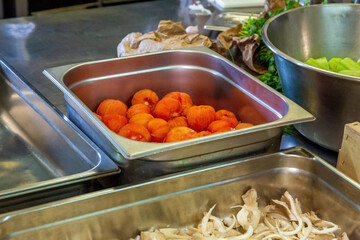 cooking healthy food 