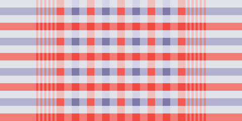 Loincloth pattern. Checkered cloth. Design for fabric, wallpaper, background, carpet, clothing. Vector illustration. red, pink, purple, grey color.