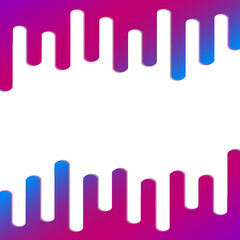 gradient dynamic shapes background with irregular parallel rounded lines for card design, banner, poster, and flyer. Minimal abstract colorful.