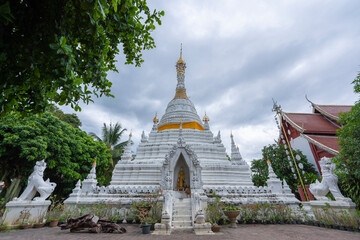 Art inside Wat Mahawan Temple in Chiang Mai, Thailand