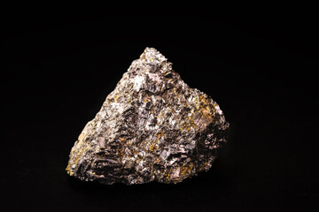 sphalerite ore (ZnS), also called blend, main source of zinc sulfide - obrazy, fototapety, plakaty