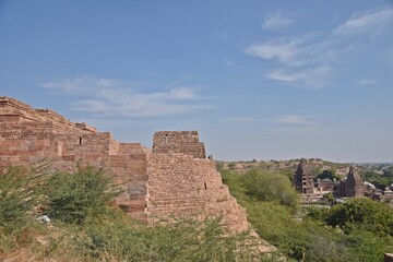 Fototapeta na wymiar Mandore fort, jodhpur,rajasthan,india,asia