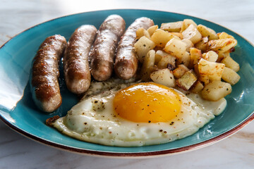 Sunny Side Up Eggs Sausage