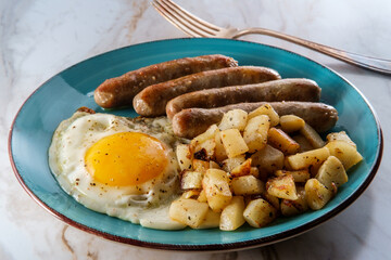 Sunny Side Up Eggs Sausage