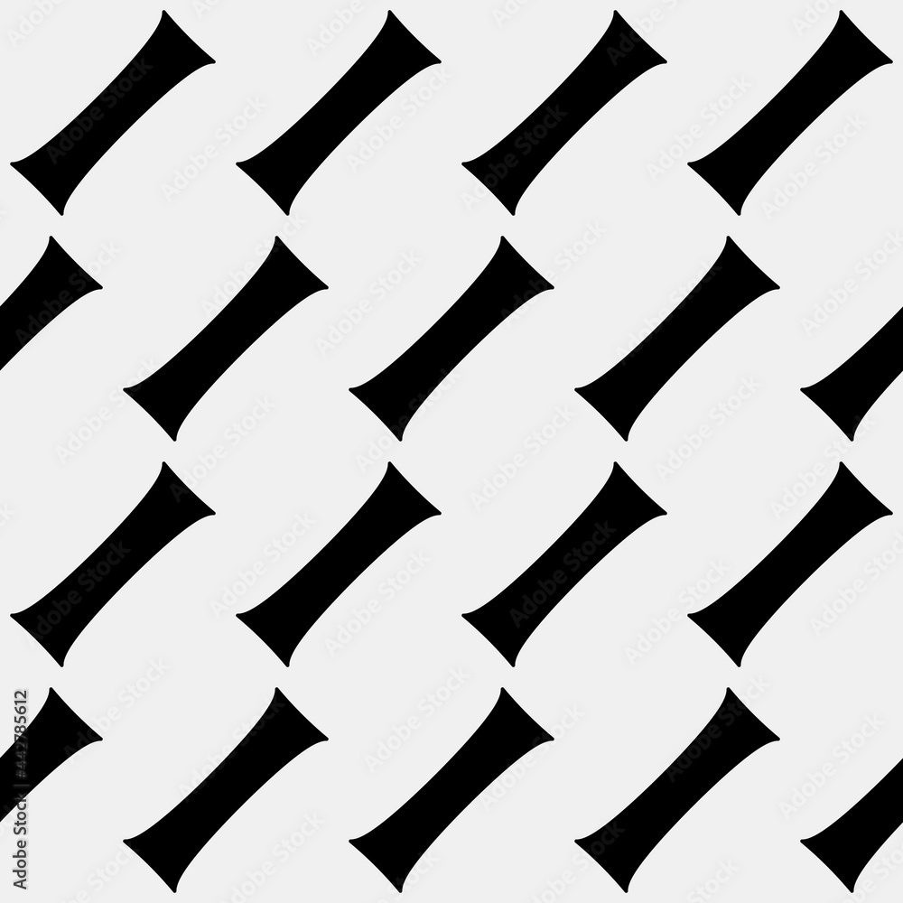 Poster diagonal sticks pattern. vector and seamless black sticks.