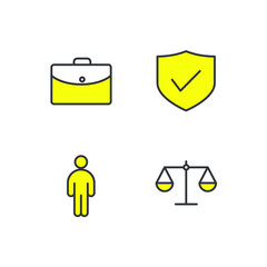 insurance set icon, isolated insurance set sign icon, vector illustration