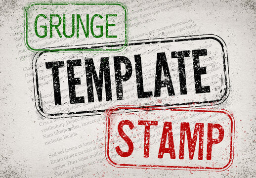 Grunge Stamps Artkit