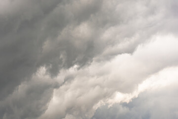 Dark clouds Background. Dramatic Storm Clouds