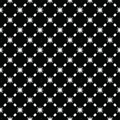 Black and white pattern texture. Bw ornamental graphic design. Mosaic ornaments. Pattern template. Vector illustration.
