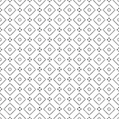 Black and white pattern texture. Bw ornamental graphic design. Mosaic ornaments. Pattern template. Vector illustration.
