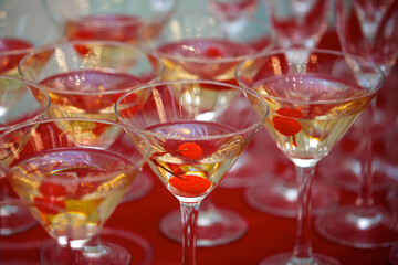 Crystal glasses for holiday