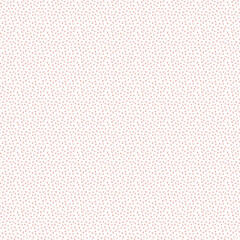 Seamless vector background with random elements. Abstract pink ornament. Dotted abstract pattern