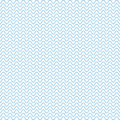 Fototapeta premium Waves vector background. Marine, sea, ocean seamless in horizontal direction. Wavy lines vector illumination.