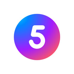 Five - Sticker