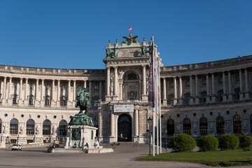 Fototapeta na wymiar Nationalbibliothek in Wien