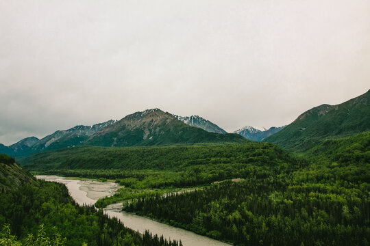 Glenn Highway, Alaska Summer