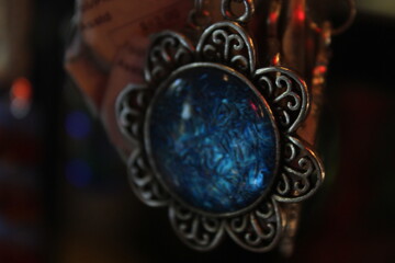 Fototapeta premium Blue Necklace