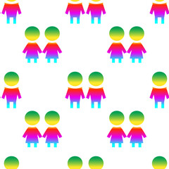 Pride LGBT society poster design. Vector illustration.