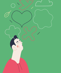 Happiness - happy smiling people portraits, emotion concept