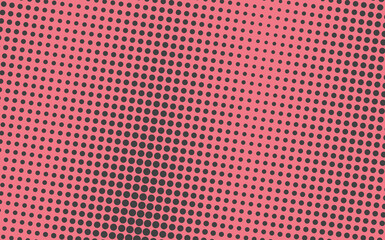 Pop art creative concept colorful comics book magazine cover. Polka dots pink and grey background. Cartoon halftone retro pattern. Abstract design for poster, card, sale banner, empty bubble