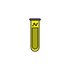 test tube icons symbol vector elements for infographic web