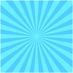 Blue Rays, Abstract Background. Vector Illustration.