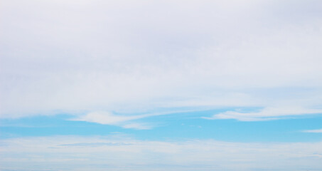 Blue sky with white clouds