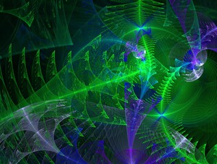 Imaginatory fractal background generated Image