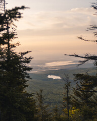 Obraz na płótnie Canvas Sunrise from Spruce Mt.