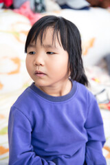 Cute chinese little girl portrait
