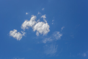 blue sky with white cloud landscape background	
