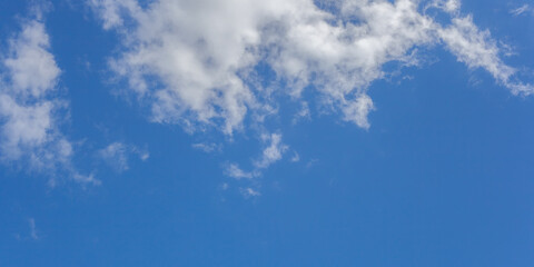 blue sky with white cloud landscape background	