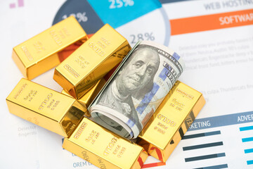 U.S. dollar currency linked to gold