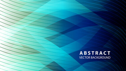 Abstract background design. gradient with geometric lines and light effect. Motion minimal concept - Vector