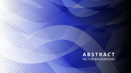 Abstract background design. gradient with geometric lines and light effect. Motion minimal concept - Vector