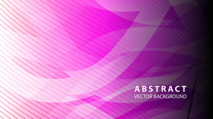 Abstract background design. gradient with geometric lines and light effect. Motion minimal concept - Vector