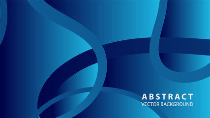 Abstract curve line wave background - vector