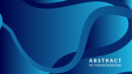 Abstract curve line wave background - vector