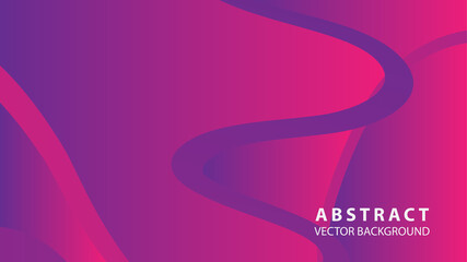 Abstract curve line wave background - vector
